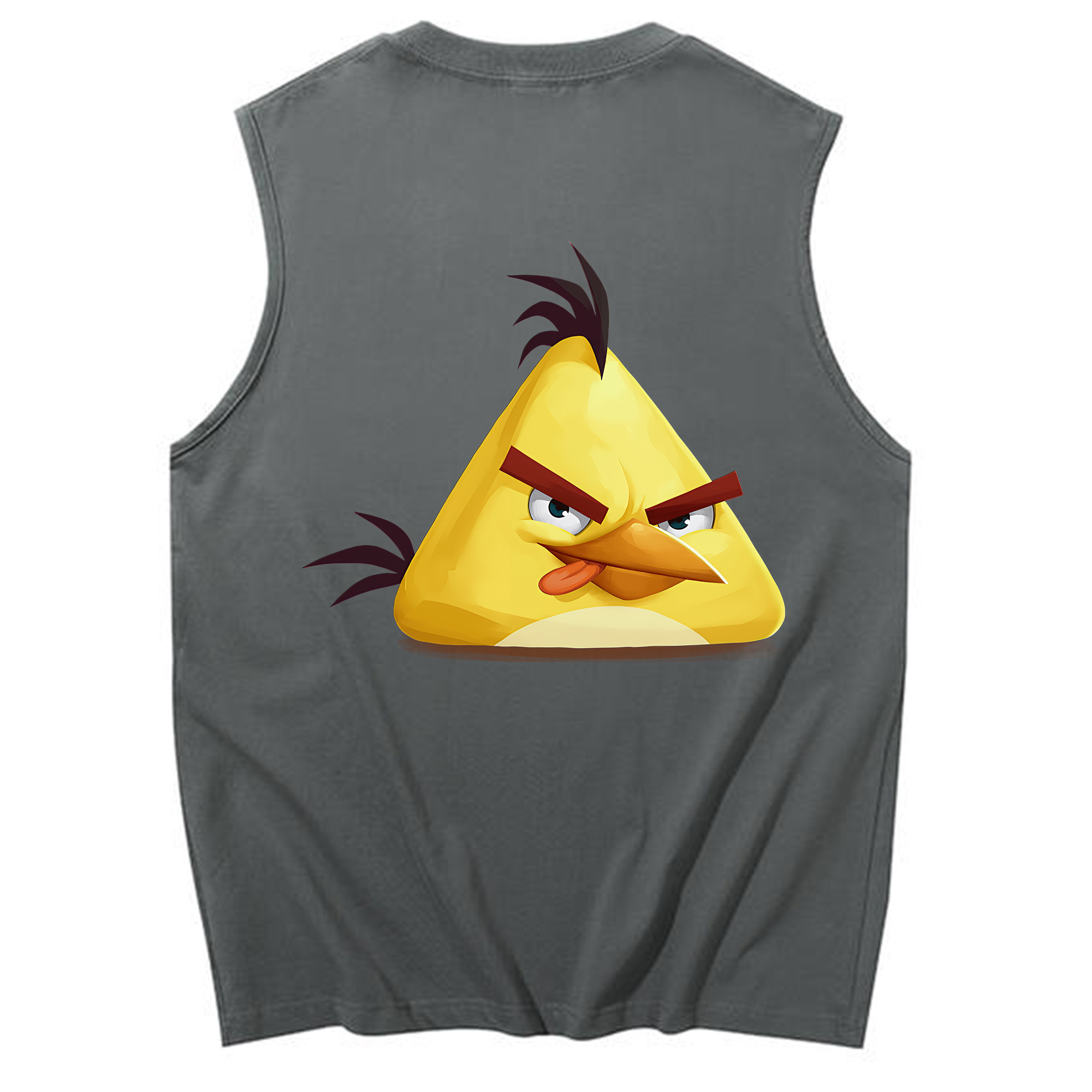 （画像用） Angry Birds アングリーバード コットン100％タンクトップ（背面プリント）